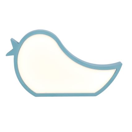 LED Barnlampa BIRD LED/12W/230V blå