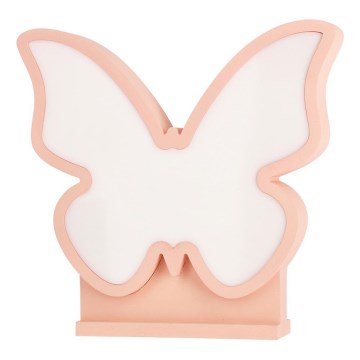 LED Barnlampa BUTTERFLY LED/14W/230V rosa