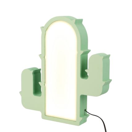 LED Barnlampa CACTUS LED/10W/230V grön