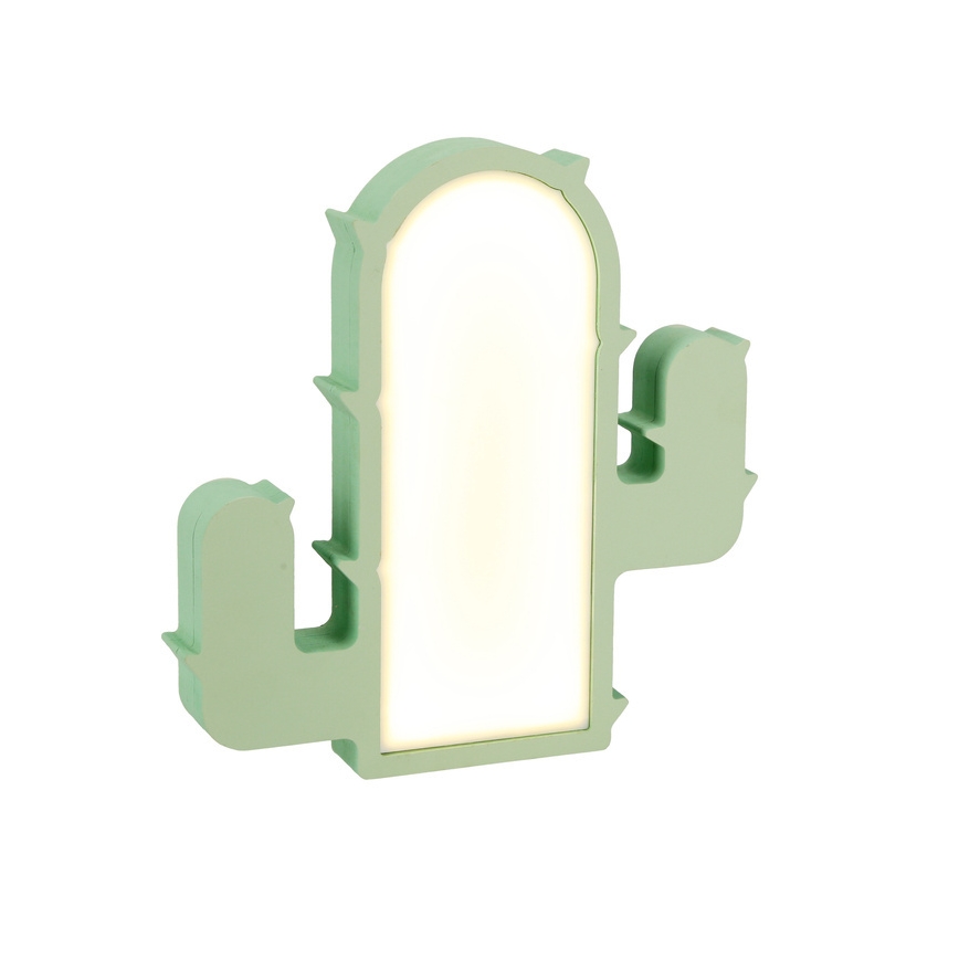 LED Barnlampa CACTUS LED/10W/230V grön