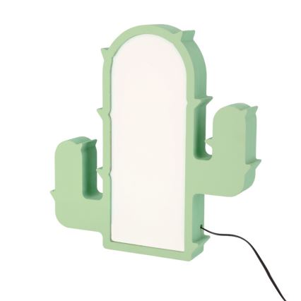 LED Barnlampa CACTUS LED/10W/230V grön