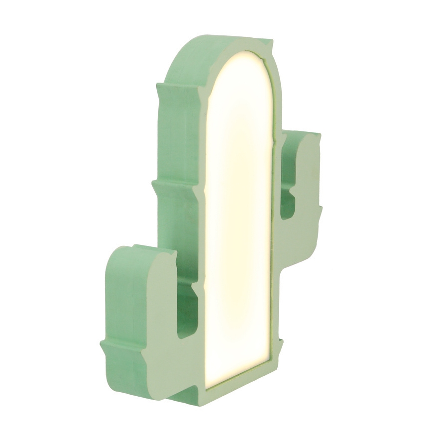 LED Barnlampa CACTUS LED/10W/230V grön