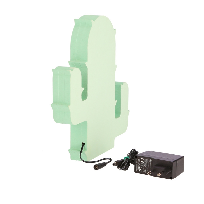 LED Barnlampa CACTUS LED/10W/230V grön