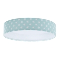 LED Barnlampa för tak GALAXY KIDS LED/24W/230V stjärnor grön/vit