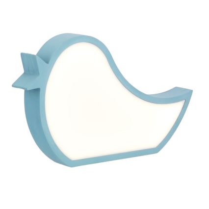 LED Barns skrivbordslampa BIRD LED/12W/230V blå