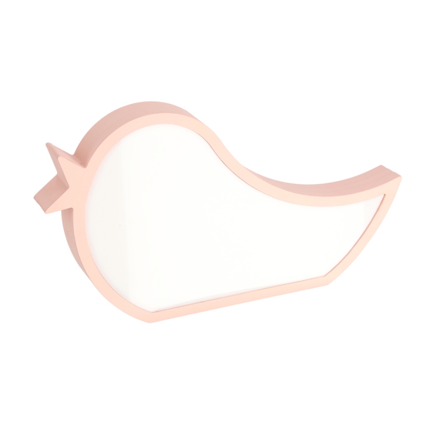 LED barns skrivbordslampa BIRD LED/12W/230V rosa