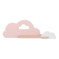 LED Barnvägglampa med hylla CLOUD LED/5W/230V rosa/vit,