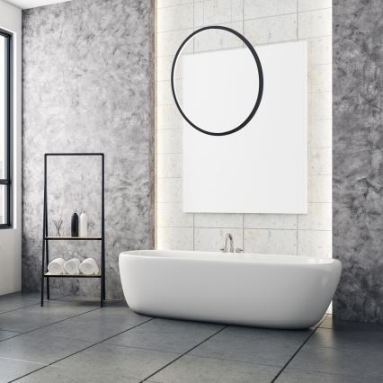LED Bathroom ljuskrona on a string SATURNO LED/28W/230V IP44 antracit
