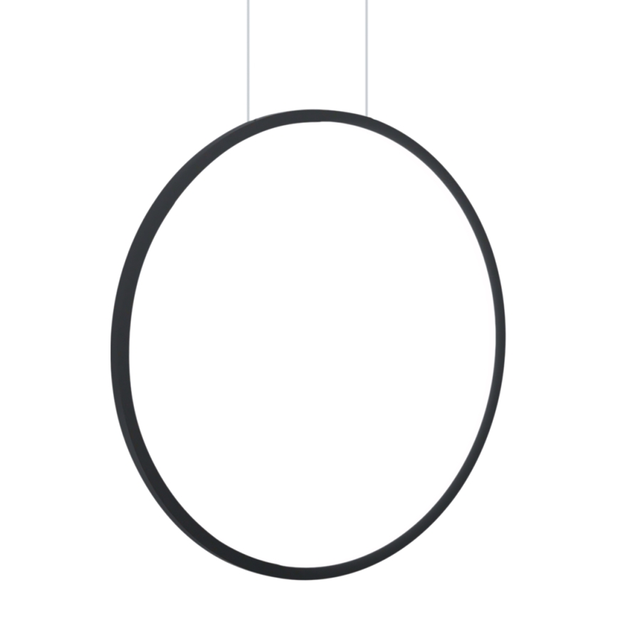 LED Bathroom ljuskrona on a string SATURNO LED/28W/230V IP44 antracit