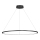 LED Bathroom ljuskrona on a string SATURNO LED/57W/230V IP44 antracit