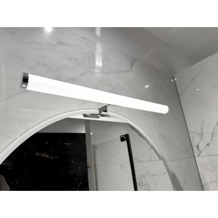 LED-belysning för badrumsspegel LED/12W/230V 59,5 cm IP44 blank krom