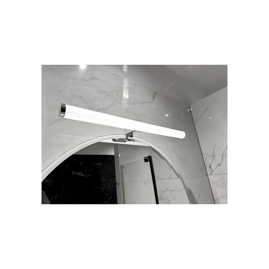 LED-belysning för badrumsspegel LED/12W/230V 59,5 cm IP44 blank krom