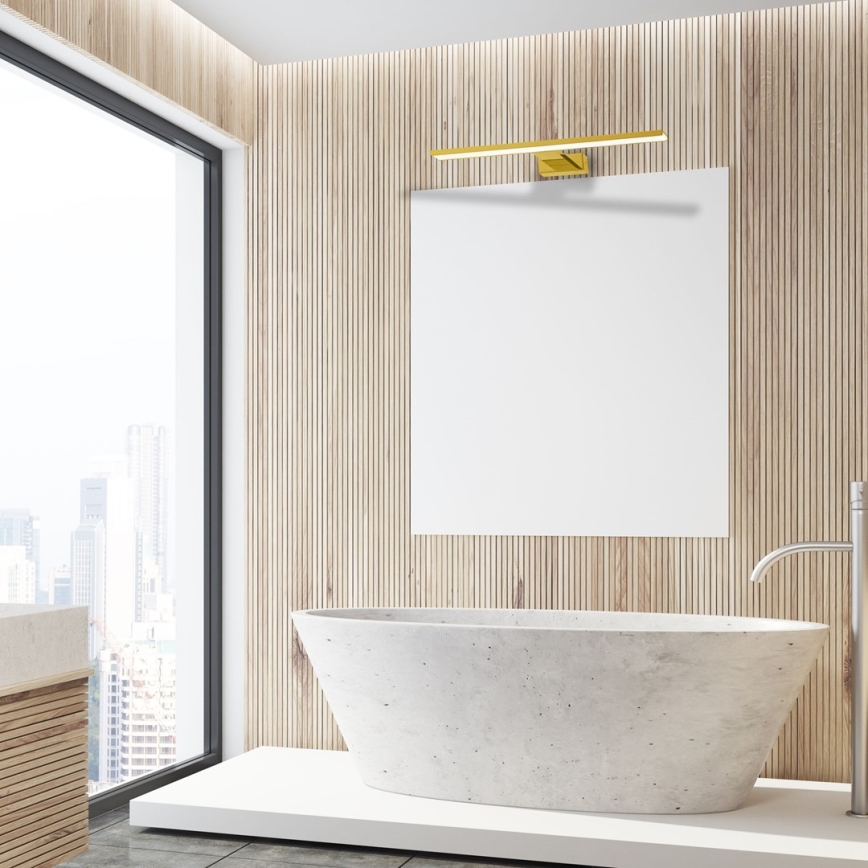 LED-belysning för badrumsspegel SHINE LED/13,8W/230V 60 cm IP44 guld