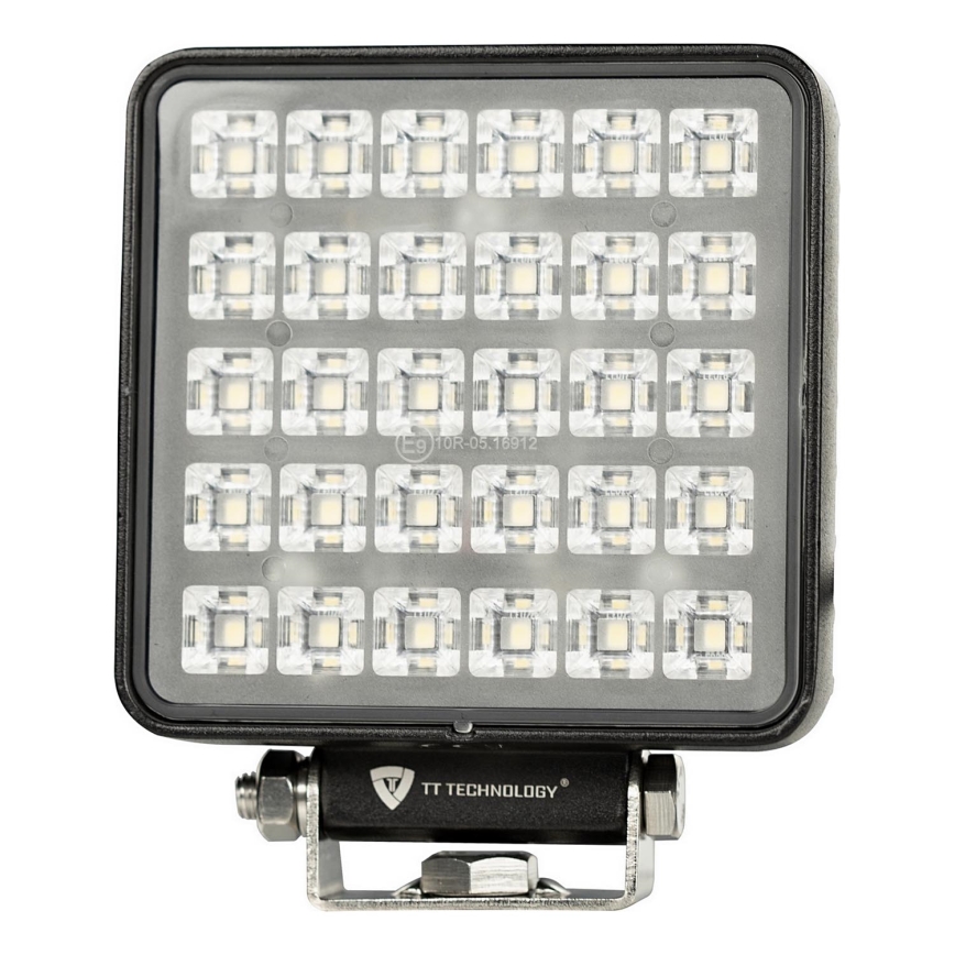 LED Bil spotlight BLACK LED/30W/10-30V IP69 5700K vinklat