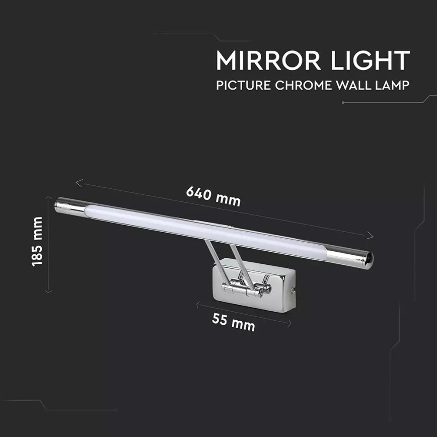 LED-bildlampa 1xLED/12W/230V 3000K