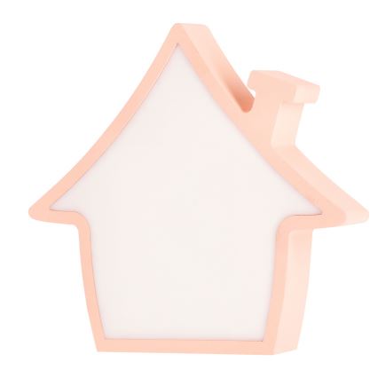LED Bordslampa för barn HOUSE LED/10W/230V Rosa