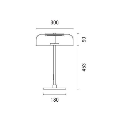 LED bordslampa LED/8W/230V 3000K