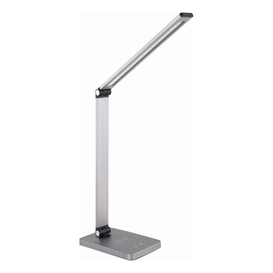LED bordslampa med en trådlös laddare LED/10W/230V 3000/4000/4500/5000/6000K matt krom