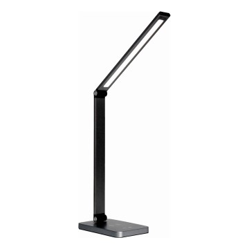 LED bordslampa med en trådlös laddare LED/10W/230V 3000/4000/4500/5000/6000K svart