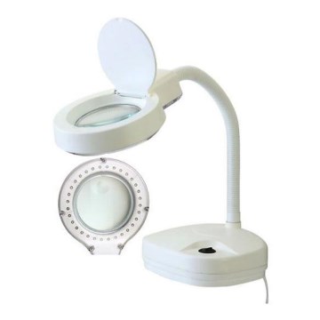 LED Bordslampa med förstoringsglas LED/10W/230V