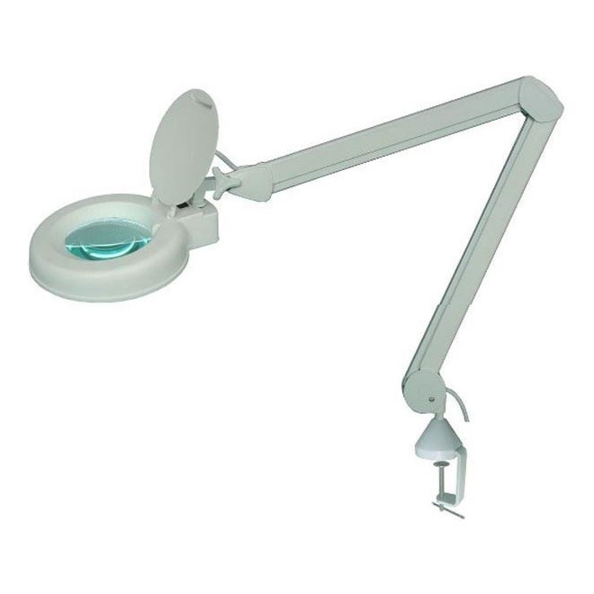 LED bordslampa med förstoringsglas LED/5W/230V 6000K vit
