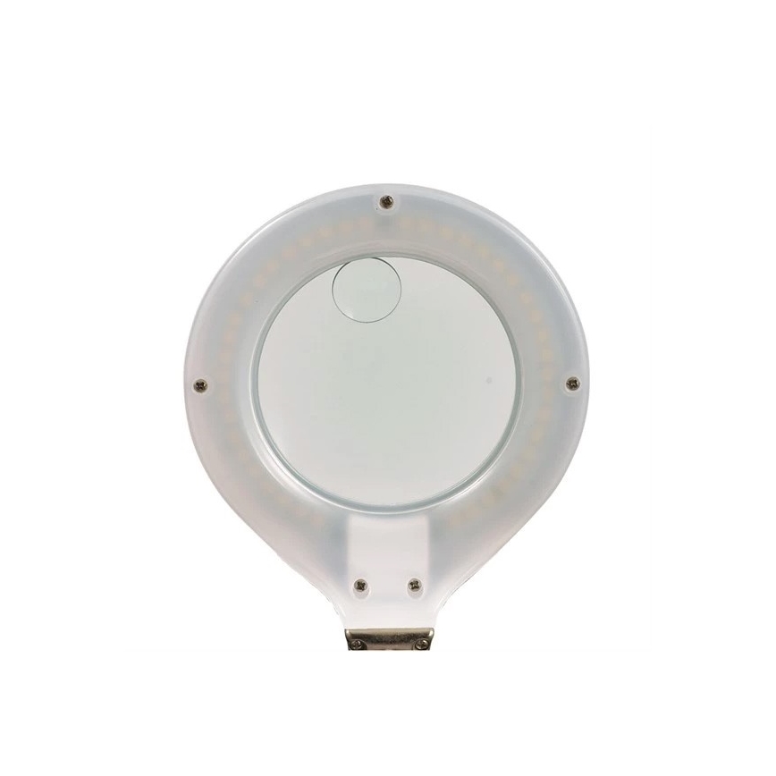 LED Bordslampa med förstoringsglas LED/6,5W/230V vit