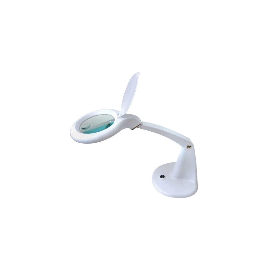 LED Bordslampa med förstoringsglas LED/6,5W/230V vit