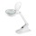 LED Bordslampa med förstoringsglas LED/6W/230V vit