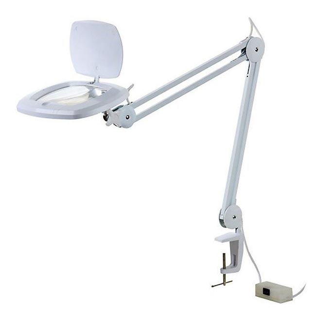 LED bordslampa med förstoringsglas LED/7W/230V 6500K vit