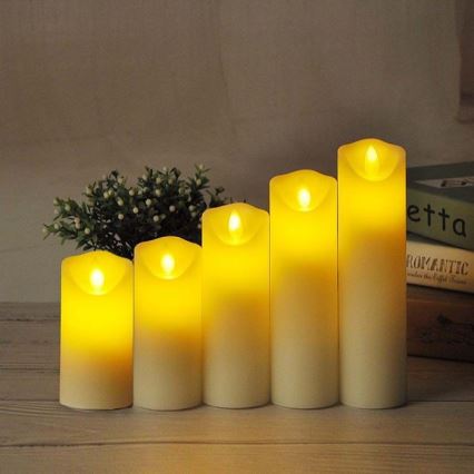 LED Candle LED/2xAA varm vit 12,5 cm