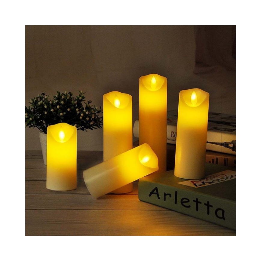 LED Candle LED/2xAA varm vit 12,5 cm