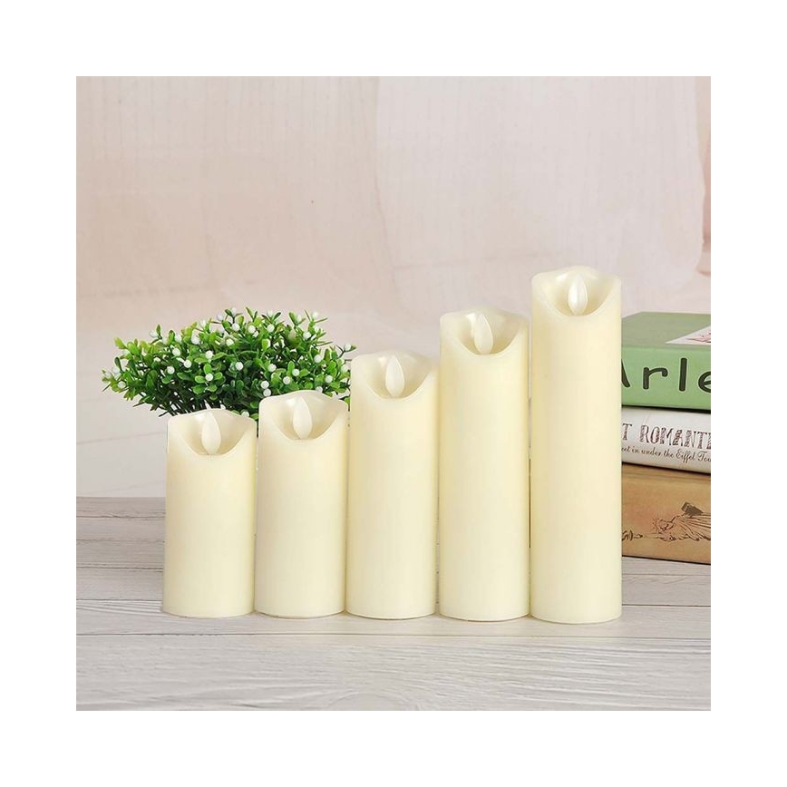 LED Candle LED/2xAA varm vit 12,5 cm