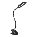 LED+CCT Dimbar skrivbordslampa med klämma CLIP LED/7,5W/230V 3000/4200/5000K svart