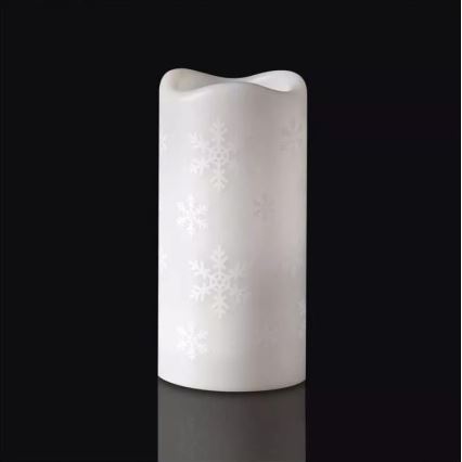 LED Christmas ljus LED/3xAAA snowflakes kall vit