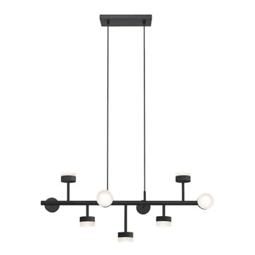 LED COMFORT 9xLED/5W/230V svart