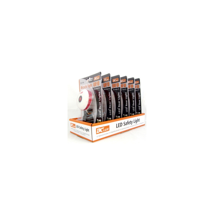 LED Cykel Säkerhetslampa BCLUX LED/2xAAA