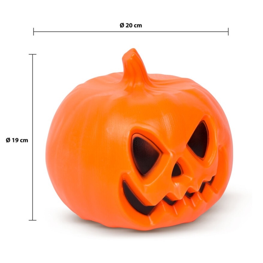 LED Dekoration med en sound effect HALLOWEEN LED/3xAAA pumpkin