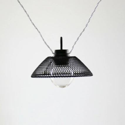 LED Dekorationskedja ASTRA 10xLED/2xAA 2,1 m svart