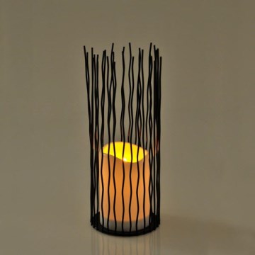 LED Dekorativ armatur för utomhusbruk NYBORG LED/2xAA 35 cm IP44 varm vit