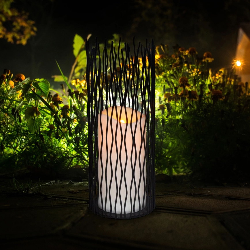 LED Dekorativ armatur för utomhusbruk NYBORG LED/2xAA 35 cm IP44 varm vit
