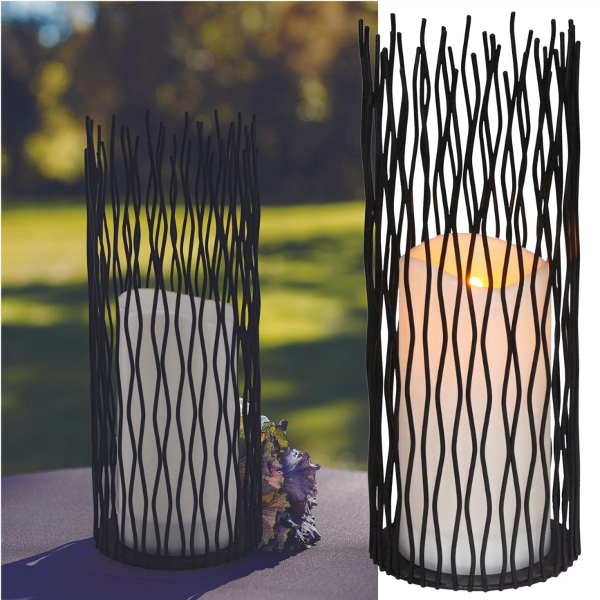LED Dekorativ armatur för utomhusbruk NYBORG LED/2xAA 35 cm IP44 varm vit