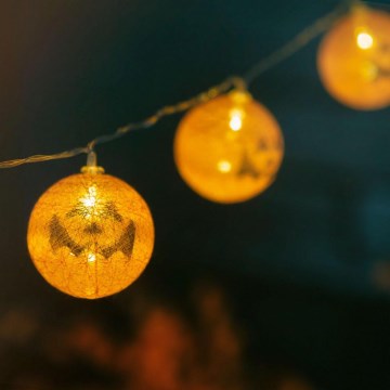 LED dekorativ kedja HALLOWEEN 10xLED/2xAA 1,5 m pumpkins