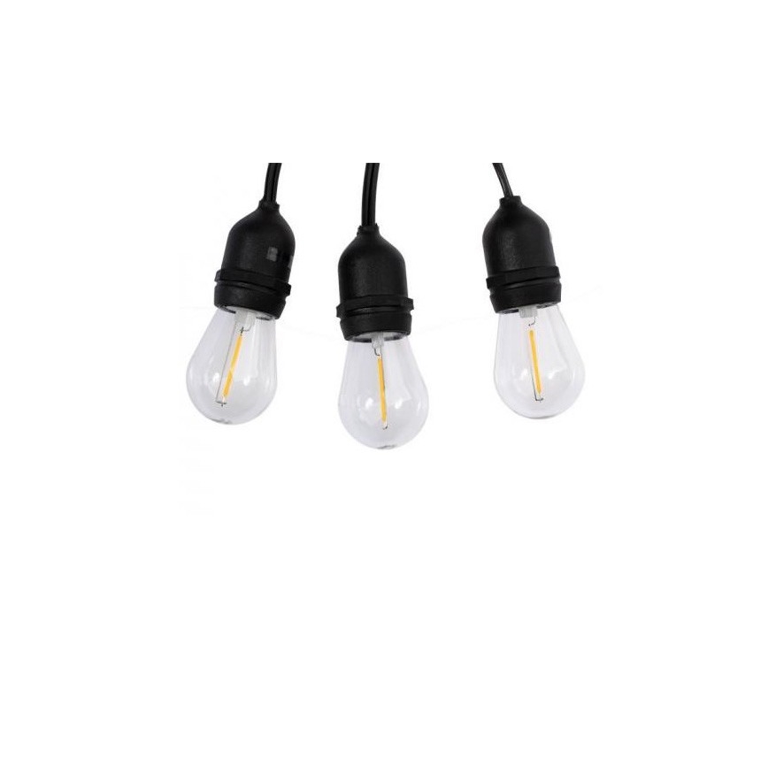 LED dekorativ utomhusslinga 5,6m 10xE27/0,6W/36V IP44