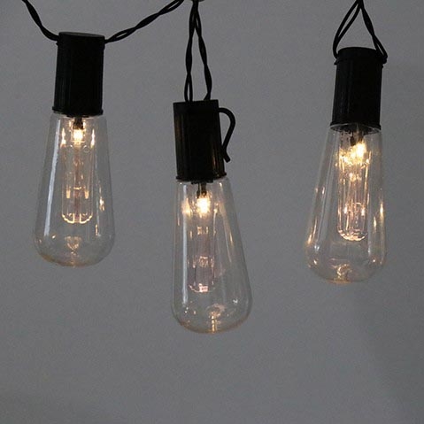LED dekorkedja EDISON 2,65 m 10xLED/2xAA