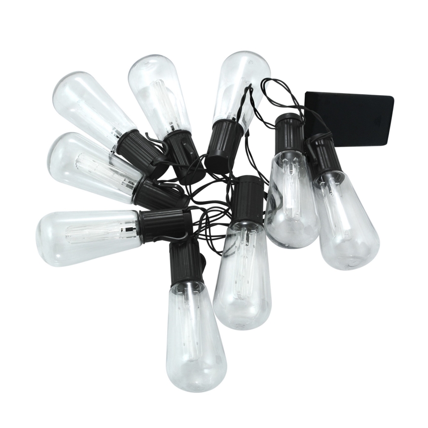 LED dekorkedja EDISON 2,65 m 10xLED/2xAA