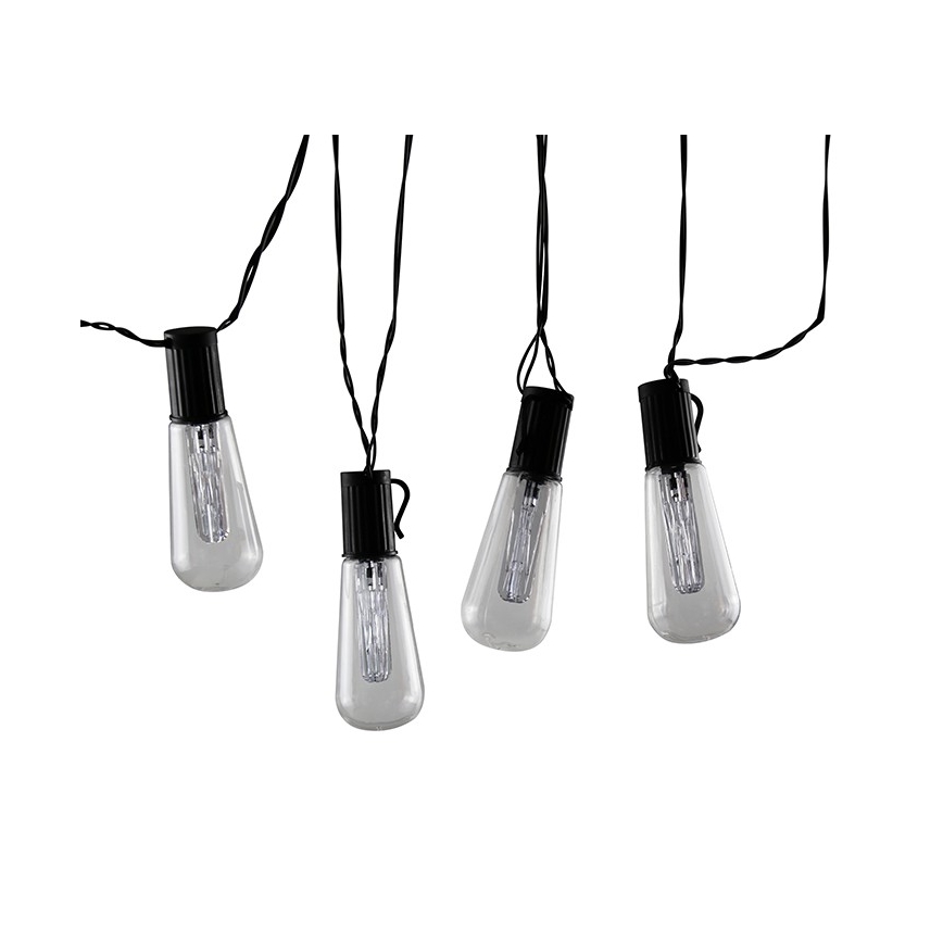 LED dekorkedja EDISON 2,65 m 10xLED/2xAA