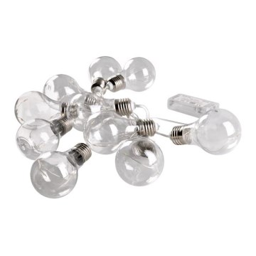 LED dekorkedja SMOLDER 2,1 m 10xLED/2xAA