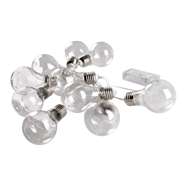 LED dekorkedja SMOLDER 2,1 m 10xLED/2xAA