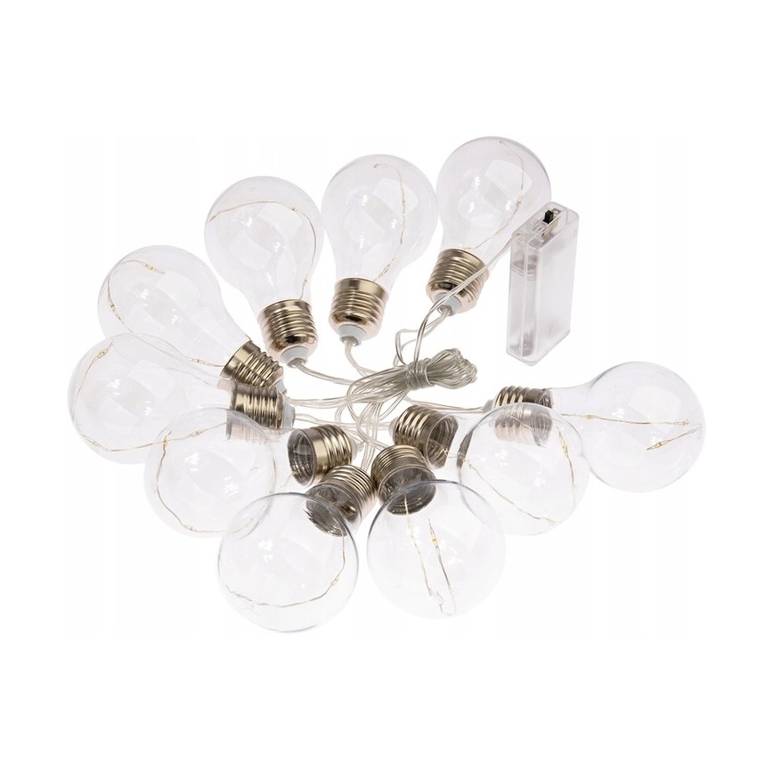 LED dekorkedja SMOLDER 2,1 m 10xLED/2xAA