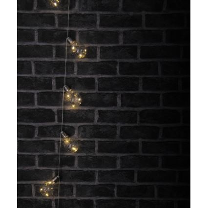LED dekorkedja SMOLDER 2,1 m 10xLED/2xAA